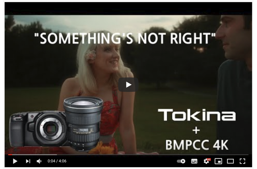 The Tokina AT-X 14-20mm F2 PRO DX lens with the BLACKMAGIC DESIGN Pocket Cinema Camera 4K, a great combination