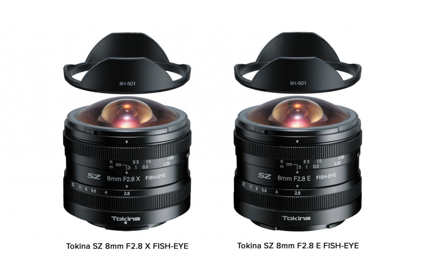 Lancement des FISH-EYE Tokina SZ 8mm F2.8 en monture Fuji X et Sony E pour capteurs APS-C !